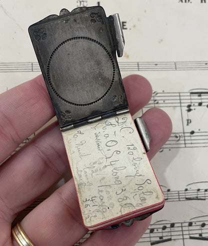 Antique French Art Nouveau Notre Dame de Laghet Dance Card c1910