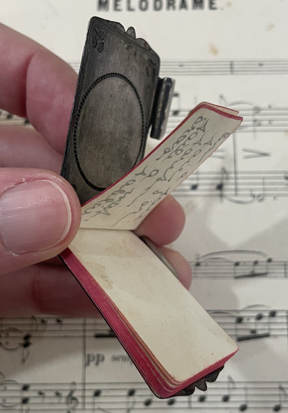 Antique French Art Nouveau Notre Dame de Laghet Dance Card c1910