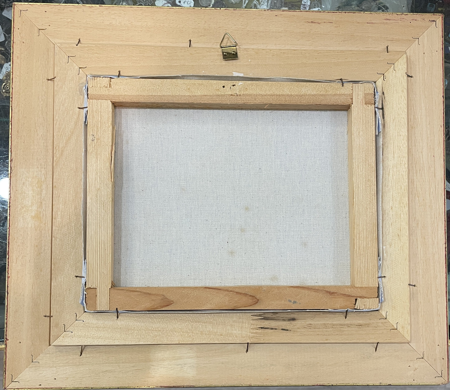 Vintage French Oil on Canvas Marine Boat c1980