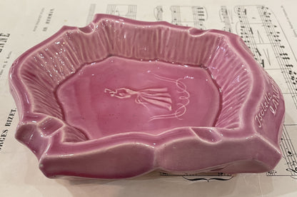 Rare Antique French Porcelain Ash Tray Isabelle Lancray Cree la Beaute c1940