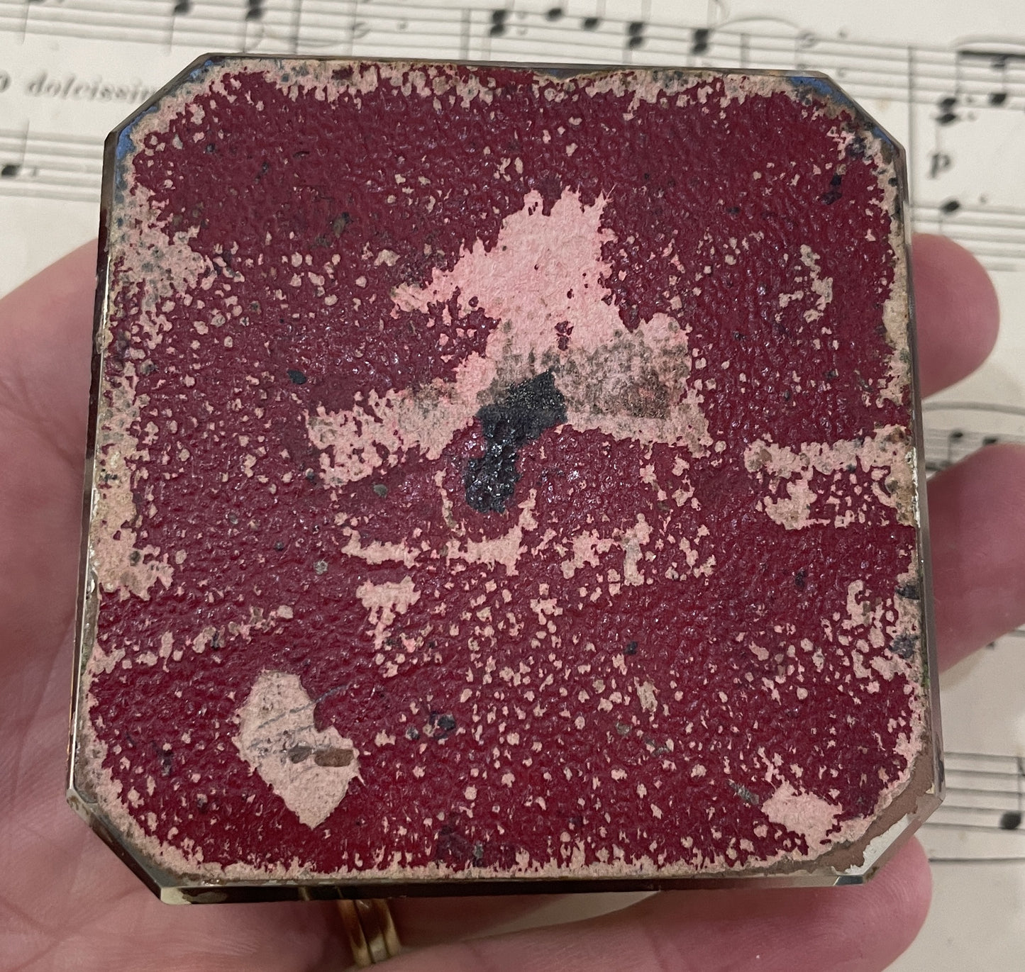 Antique French Glass Paperweight Sacre Coeur Montmartre c1920