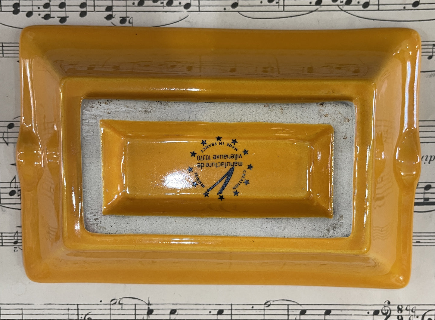 Rare Vintage French Porcelain Ash Tray Champagne Veuve Clicquot Ponsardin