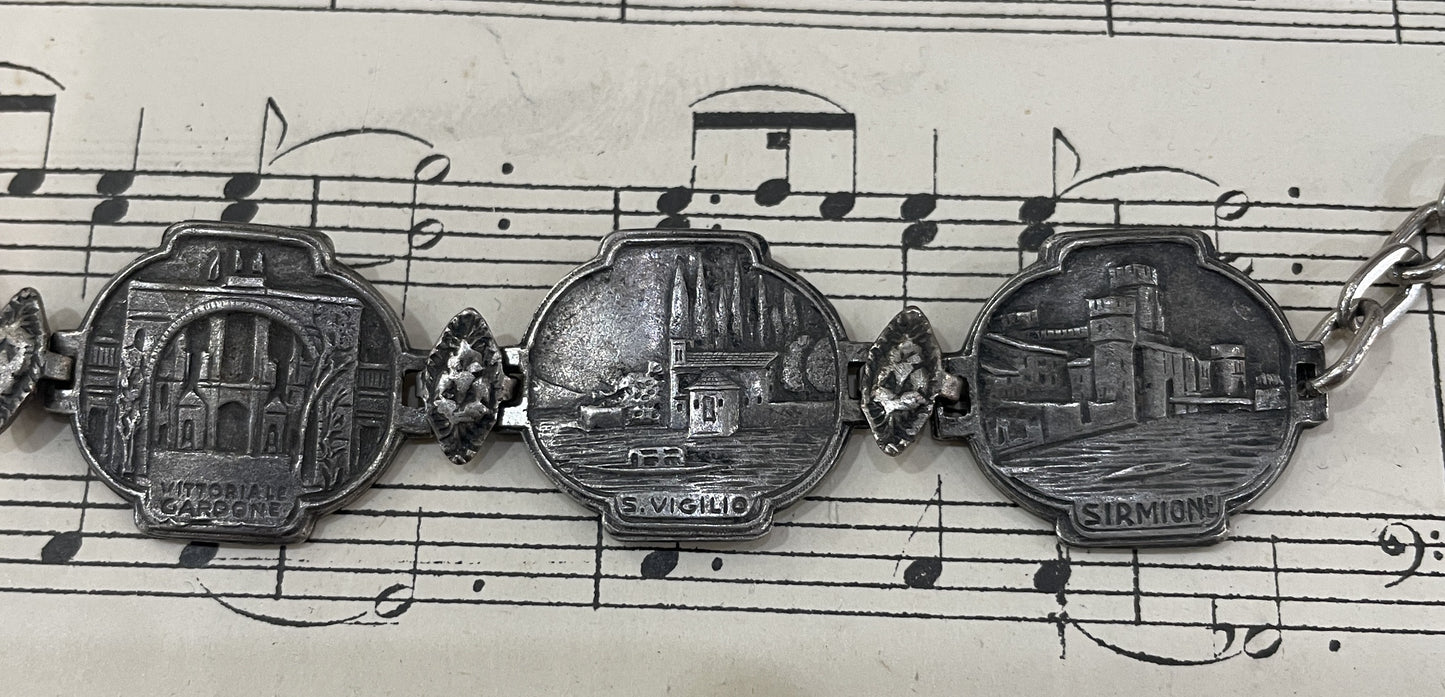 Antique Italian Souvenir Bracelet Lake Garda c1920