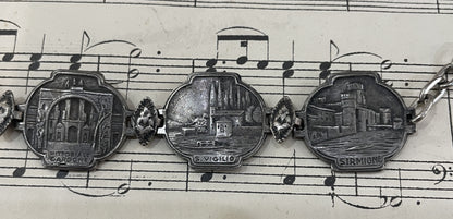 Antique Italian Souvenir Bracelet Lake Garda c1920