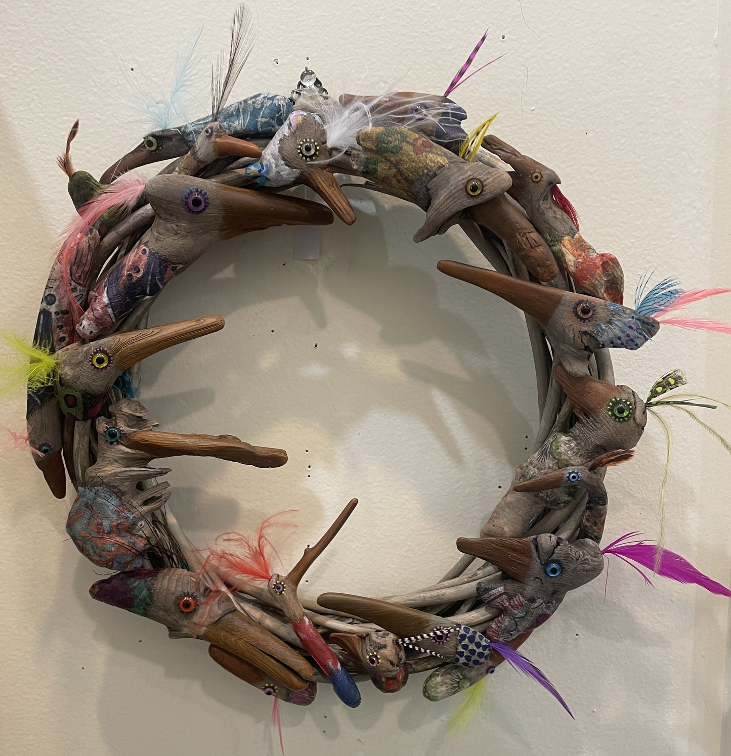 Bird Wreath by Nancy Nelson
