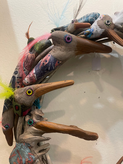Bird Wreath by Nancy Nelson