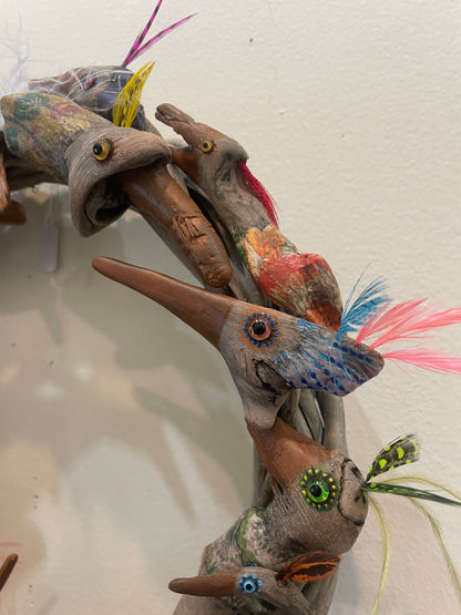Bird Wreath by Nancy Nelson