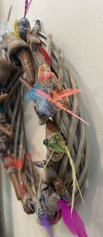 Bird Wreath by Nancy Nelson