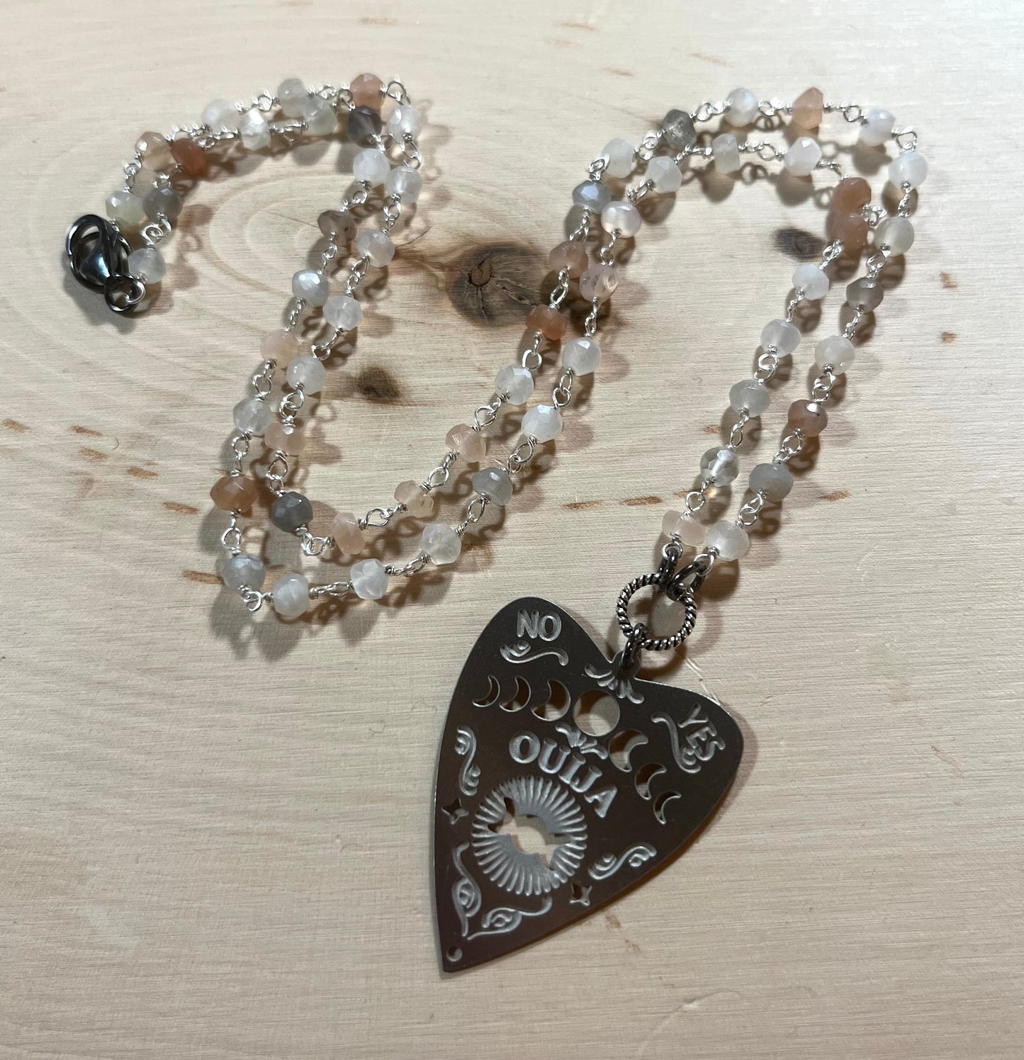 Moonstone Ouija Necklace