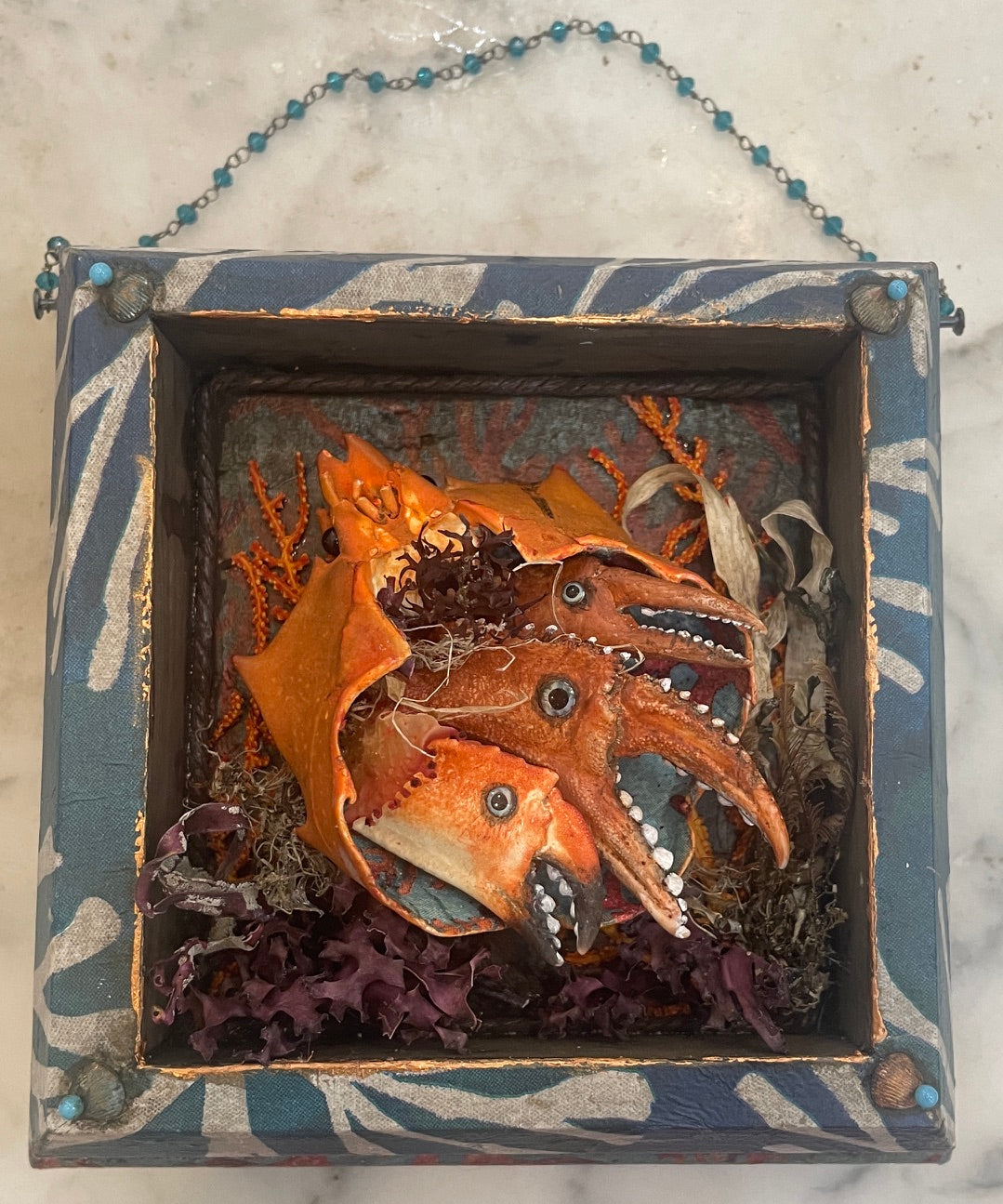 Crab Nest 3 Assemblage by Nancy Nelson