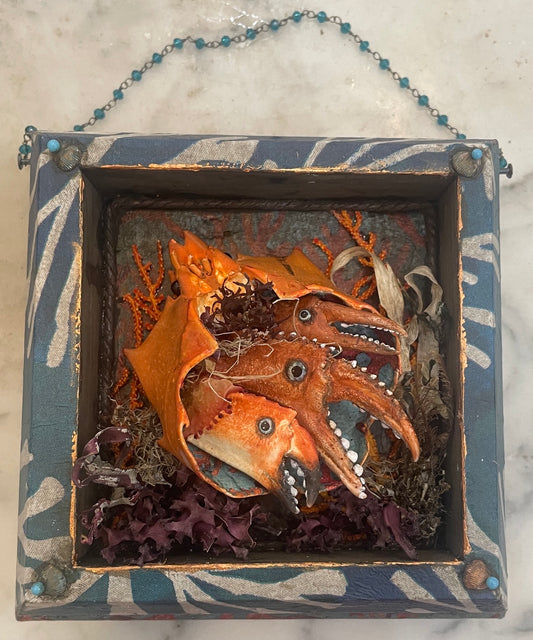 Crab Nest 3 Assemblage by Nancy Nelson