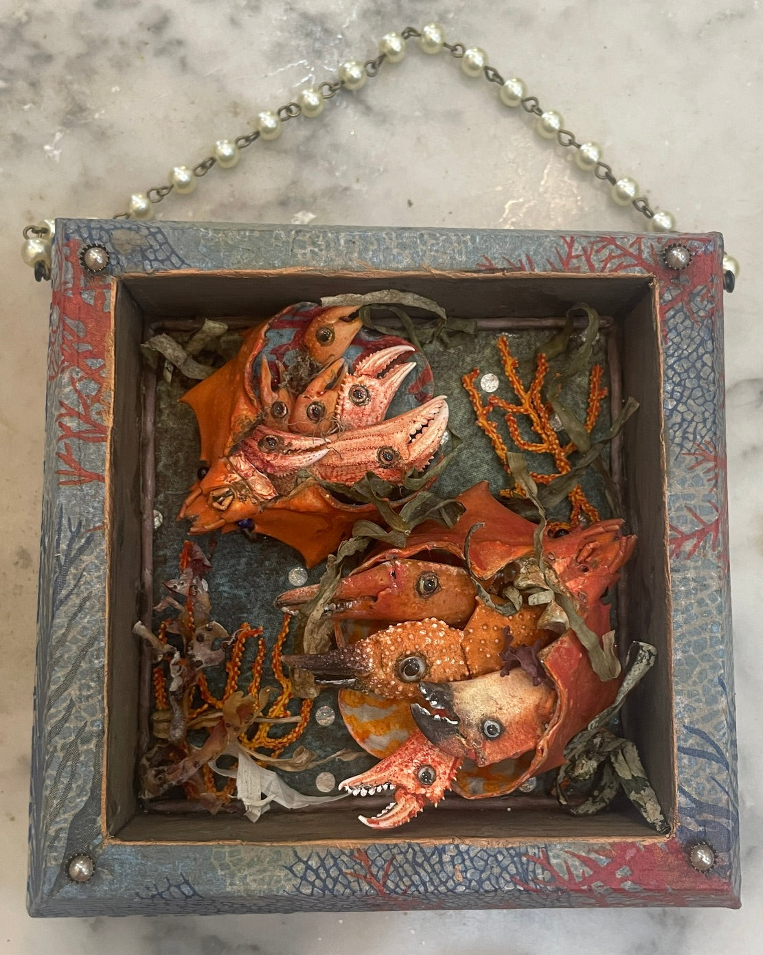 Crab Nest 2 Assemblage by Nancy Nelson