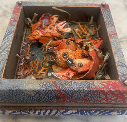 Crab Nest 2 Assemblage by Nancy Nelson