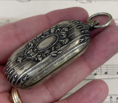 Rare Antique French Art Nouveau Sovereign Coin Holder c1890