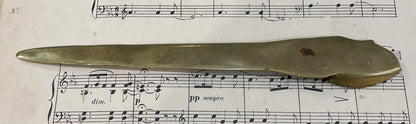 Rare Antique French Bronze Art Nouveau Letter Opener Eagle Signed Marionnet c1880