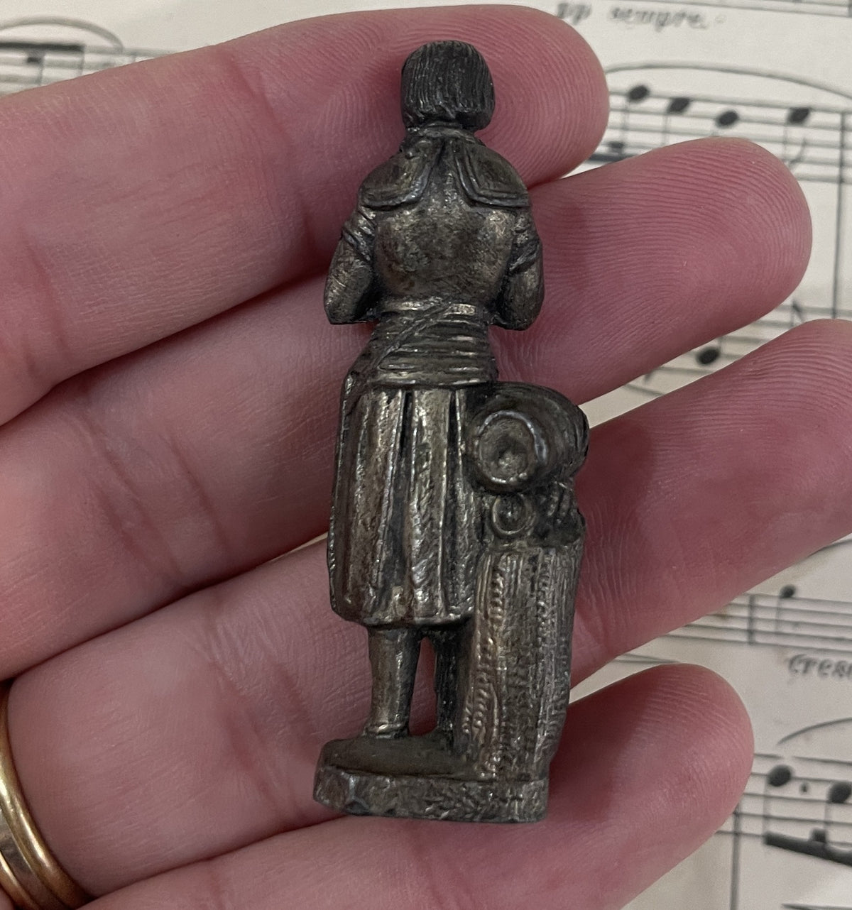 Small Antique French Joan of Arc Statue Sculpture c1900