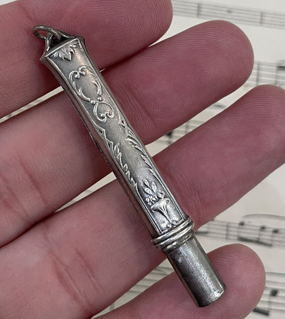 Antique French Art Nouveau Silver Plated Pencil St Therese of Lisieux 1920