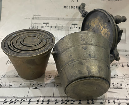 Rare Antique Bronze Pile Stack Weight of Nuremberg 18th century