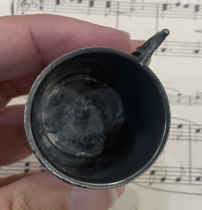 Antique French Silver Plated Cup Souvenir of Notre Dame de Bon Encontre c1920