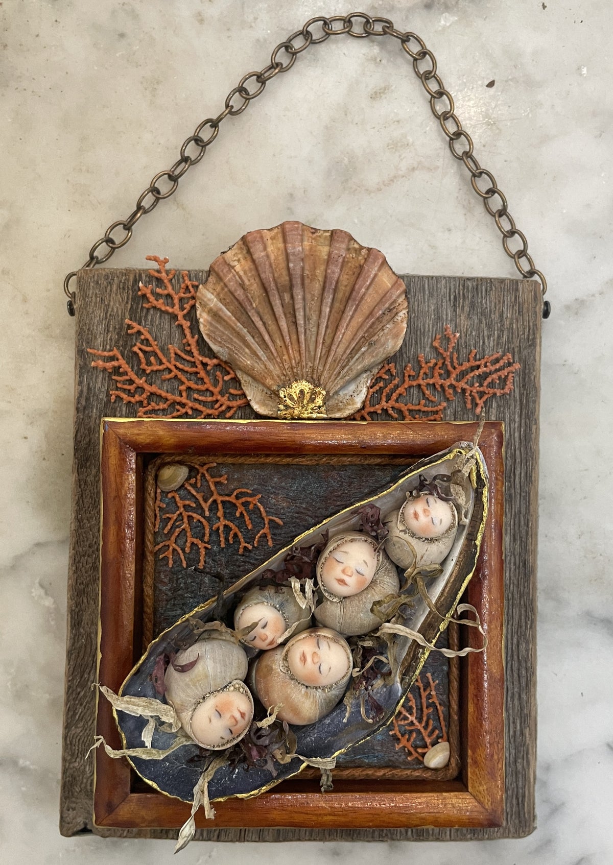 Mermaid Assemblage by  Nancy Nelson
