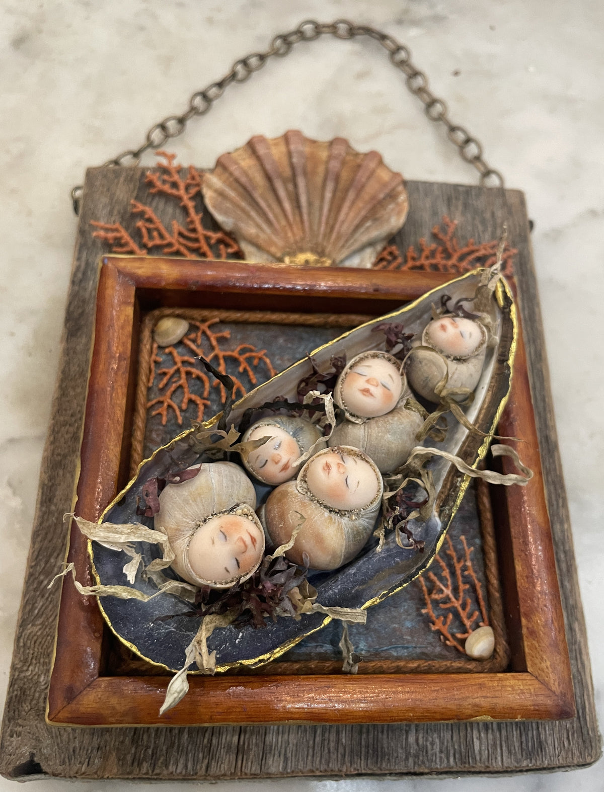 Mermaid Assemblage by  Nancy Nelson