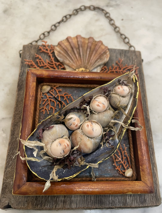 Mermaid Assemblage by  Nancy Nelson