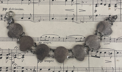 Antique French Provence South of France Cities Shields Enameled Bracelet Augis c1940