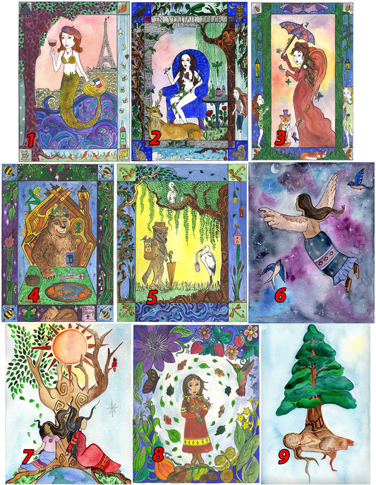 Giclee Print on Art Paper 8" 1/2 x 11"