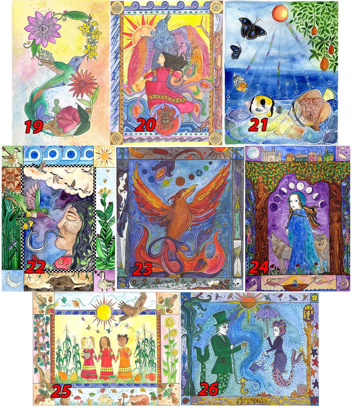 Giclee Print on Art Paper 8" 1/2 x 11"