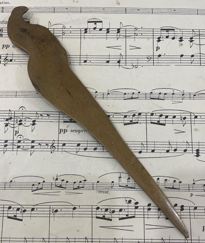 Antique French Bronze Letter Opener Eagle c1900