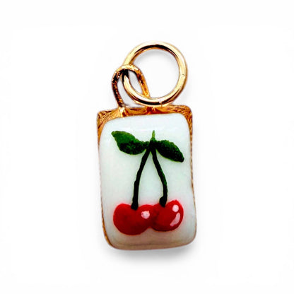 Cherry Charm: Gold Luster / Diamond