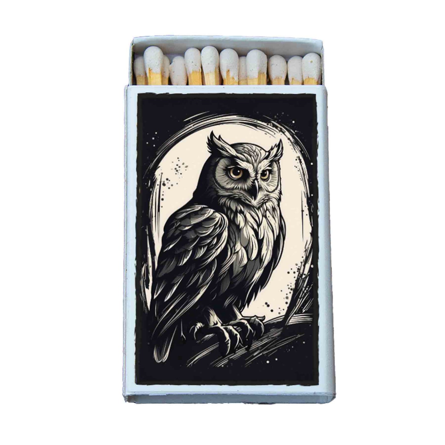 Matches • Owl and Moon • Home Decor for Candles and Incense