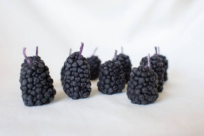 Blackberry Beeswax Birthday Candles: 10