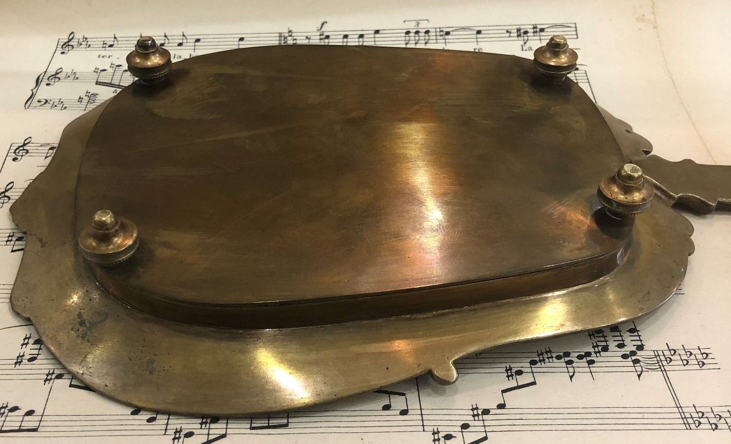 Rare Large Antique French Bronze Champleve Enamel Onyx Tray Platter Centerpiece c1880