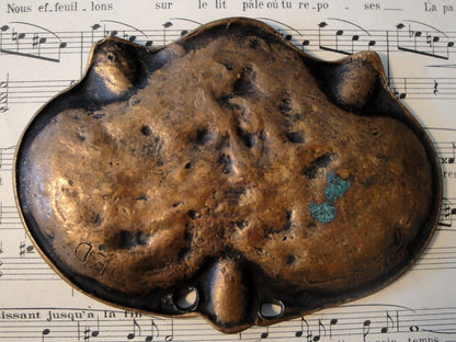 Antique French Art Nouveau Bronze Tray (grapevines) c.1900