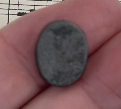 Antique Italian Pietra Dura Inlaid Stone Flower Pansy Plaque c1900