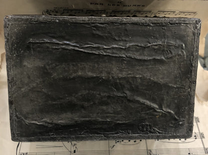 Rare Antique French Church Reliquary Box Chasse Knights c1880