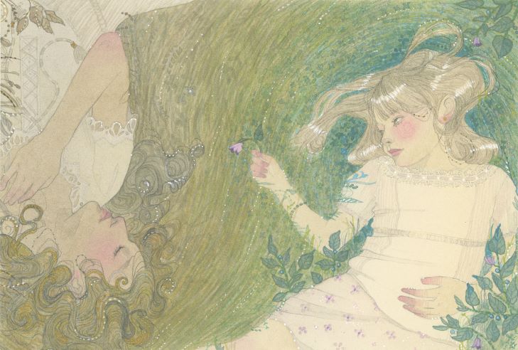 Don't forget - Watercolor Original Painting by Ellie Hoffman