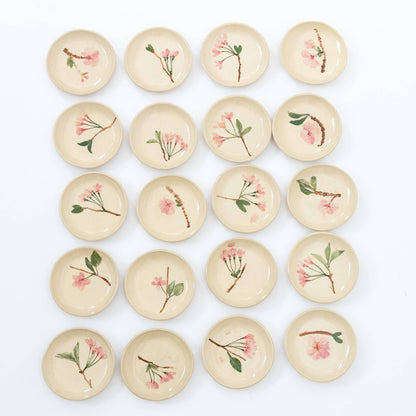 Cherry Blossom Budvase made with pressed flowers