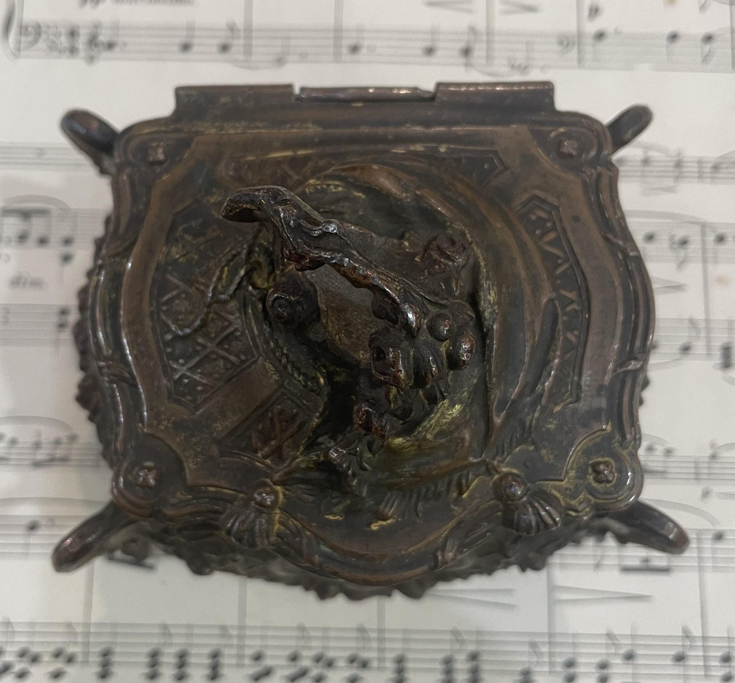 Antique French Furniture Jewelry Box c1900