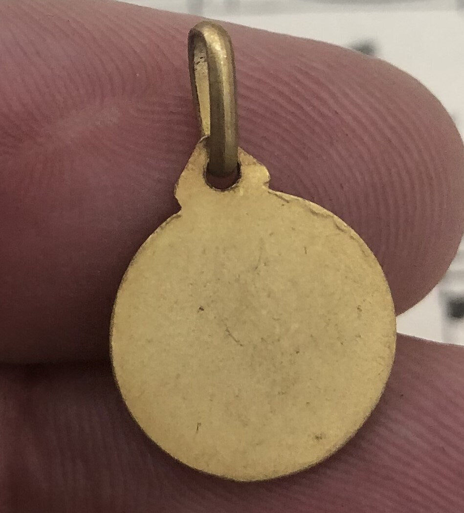 Vintage French St. Therese of Lisieux Religious Medal c1960