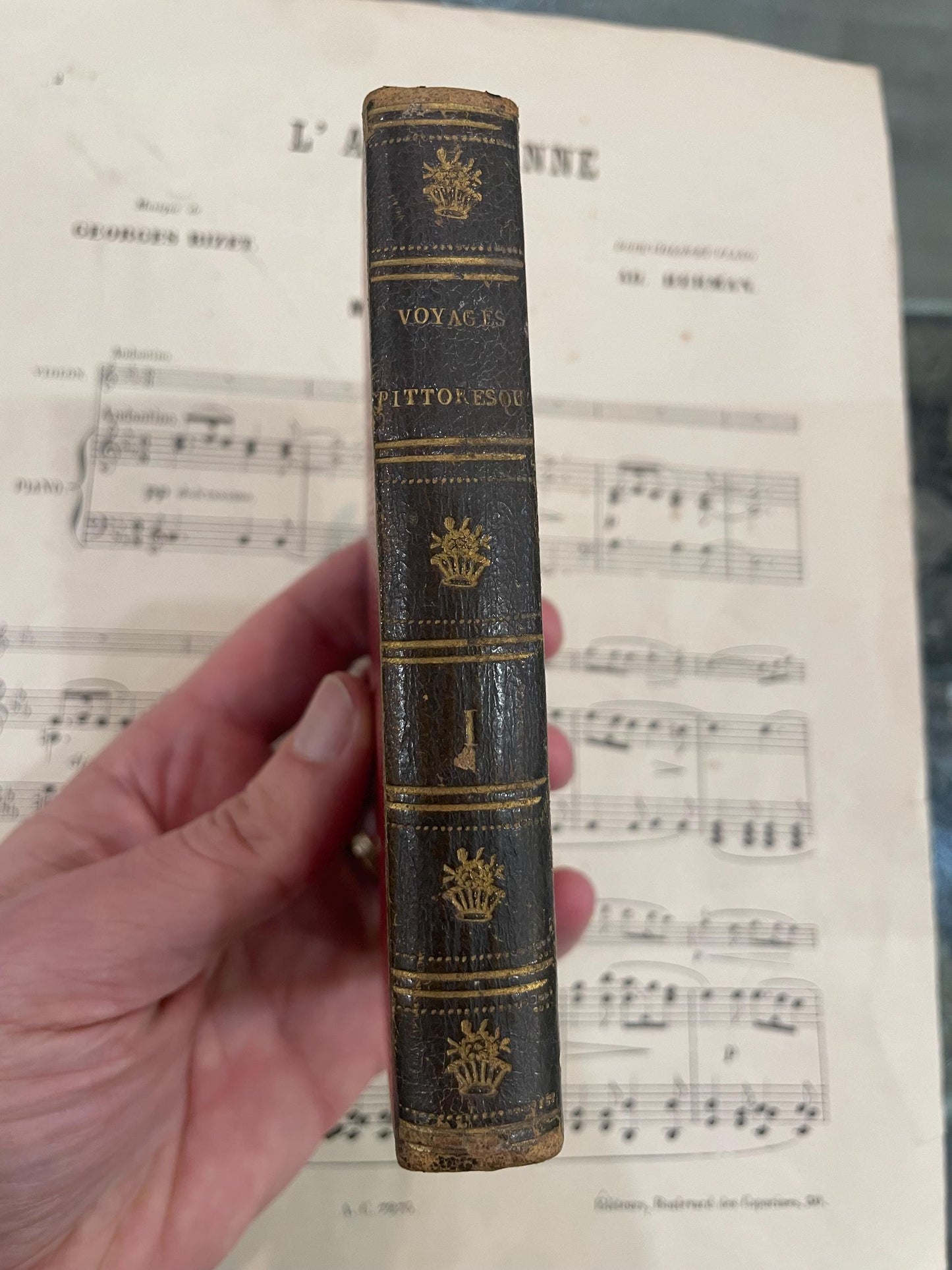 Rare Antique French Book Petits Voyages Pittoresques 15 engravings c1813