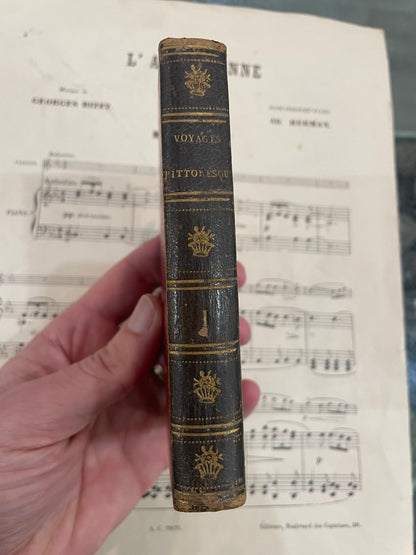 Rare Antique French Book Petits Voyages Pittoresques 15 engravings c1813