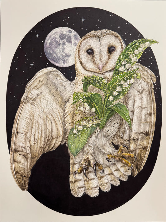 The Little Things - Gouache and Ink on Watercolor Paper Original Painting