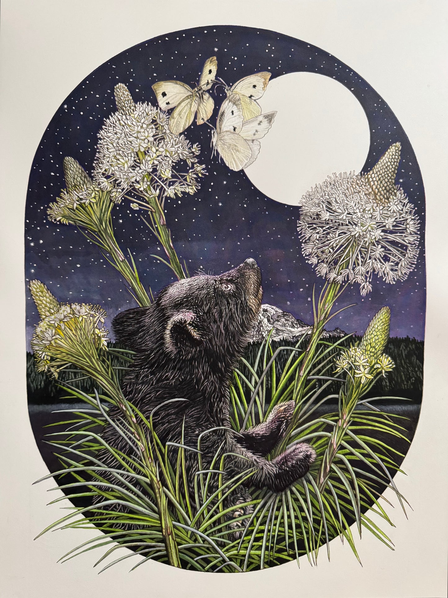 Despite Everything - Gouache and Ink on Watercolor Paper Original Painting