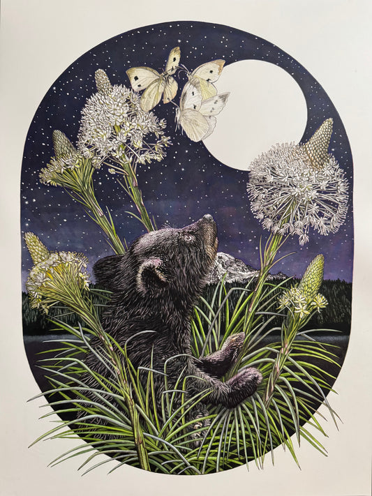 Despite Everything - Gouache and Ink on Watercolor Paper Original Painting